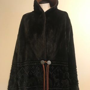 Faux fur jacket